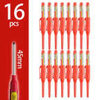 4-60Pcs 45mm Long Nib Head Carpenter Pen Deep Hole Marker Pens Black/Blue/Red/White for Measuring Woodworking Hand Tools