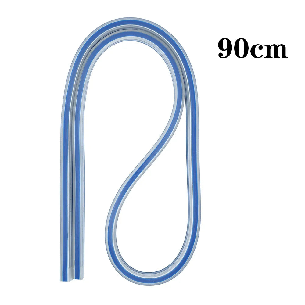 75/90/100CM Flexible Curve Ruler Drafting Drawing Tool Serpentine Plastic School Office Supplies CM and INCH Scale Rule Sewing
