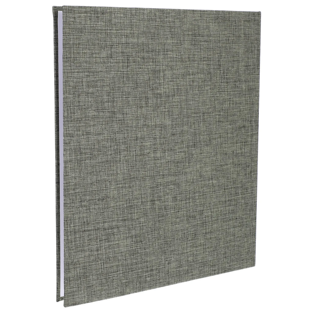 A4 Three Hole Binder Minimalist Design Fabric Hardcover Document Protector for Office Home School Sheet Music Exam Papers