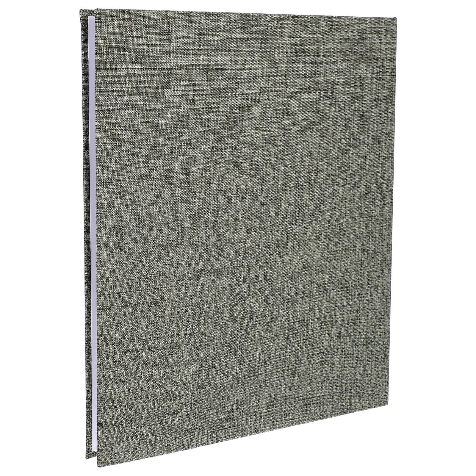 A4 Three Hole Binder Minimalist Design Fabric Hardcover Document Protector for Office Home School Sheet Music Exam Papers