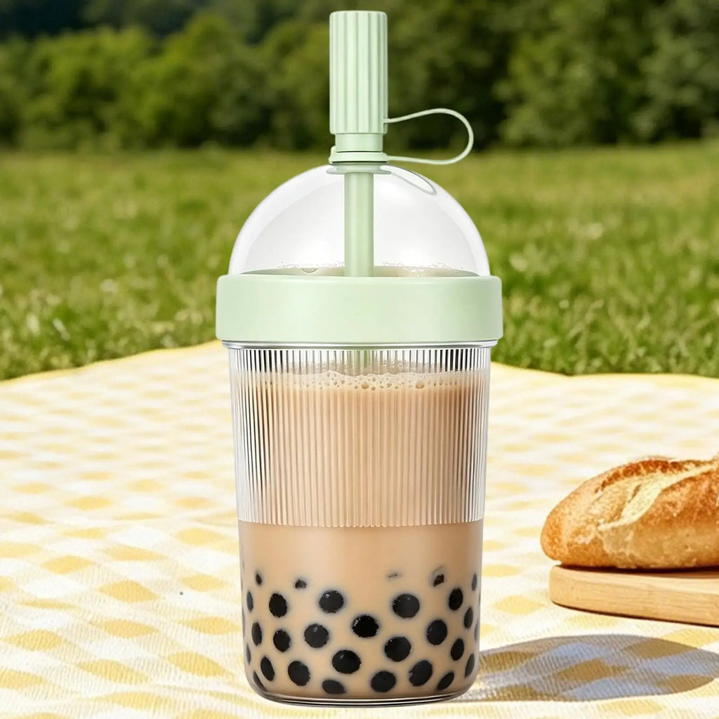 Reusable Coffee Cups with Lids 17oz Tumbler with Straw Tea Mug with Straw for Women Men Travelers Students Home Office Gym