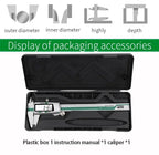 ET50 150mm Digital Caliper Stainless Steel Fraction / MM / Inch 0.01mm High Precision for Mechanical Components Measure