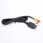 1.8m AV Audio Cable Composite Video Cord 6 Feet Line Compatible with Nintendo 64/N64/GameCube/NGC SNES SFC TV Game Console