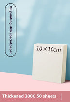 10/50 Sheets A4 Heavy Color Oil Painting Stick Special Paper Square 16k/32k Thickened 300g Soft Crayon Art Sketch Blank Paper