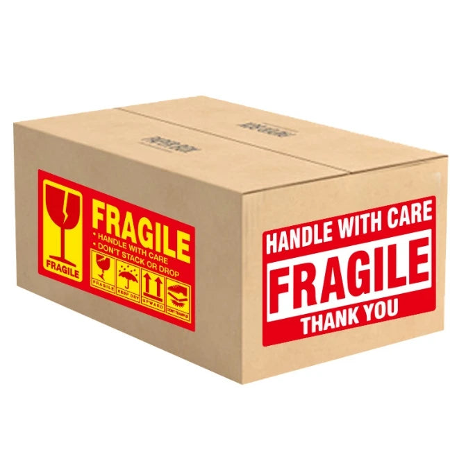 250Pcs/roll  Fragile Warning Sticker Care Shipping Special Tag Useful Shipping Express Label Handle With Care Keep