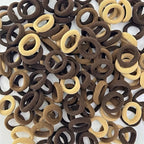300pcs/500pcs Elastic Solid Color Rubber Band Ponytail Holder Trendy Hair Accessories For Daily Wear girl hair accessoires