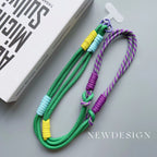 Lanyard Cross-body Shoulder Straps Keychain Adjustable Korea Long Rope with Replacement Patch for Mobile Phone Accessories