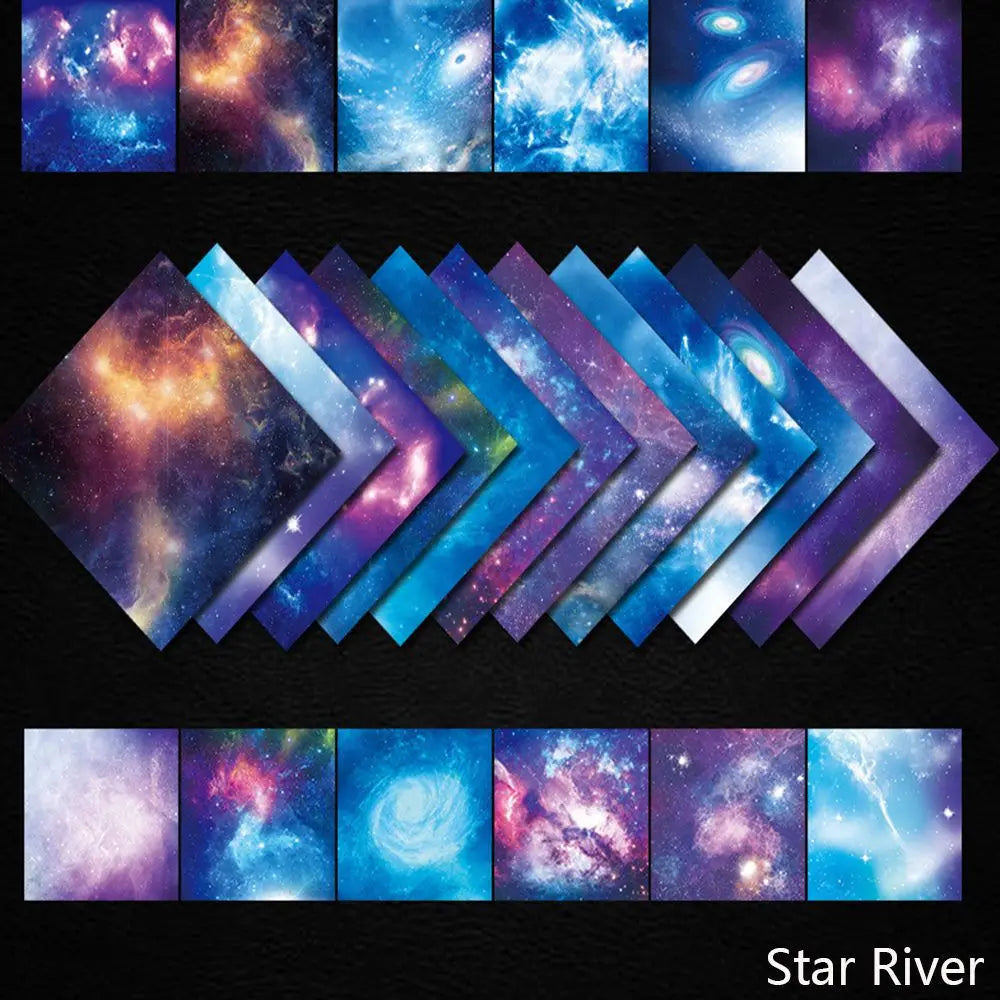 DIY Fold Craft Handmade Origami Art Star Paper Paper Folding Manual Material