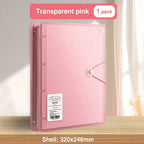 Multifunctional PP Storage Booklet Loose Leaf A4/A5/B5 Binder Family ID Storage Bag Dustproof Photo Album School