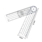 0- 360 Degree Goniometer Angle Medical Spinal Angle Ruler Angle Inclinometer Ruler Protractor Angle Finder Measuring Tools New