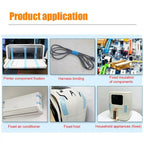 50M Blue PET Adhesive Tape For Fridge Fixed Refrigerator Air Conditioner Fixed Installation Transport