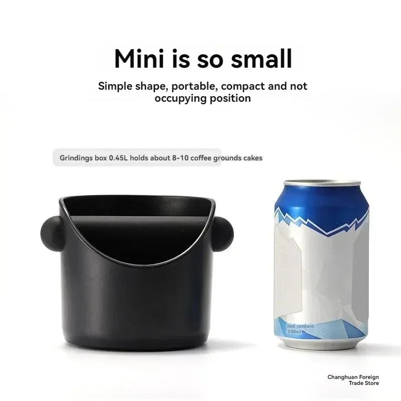 Coffee Grounds Waste Bucket Knock Box For Espresso Machine Handle Coffee Dregs Container Powder Recycling Bin Home Cafe Barista