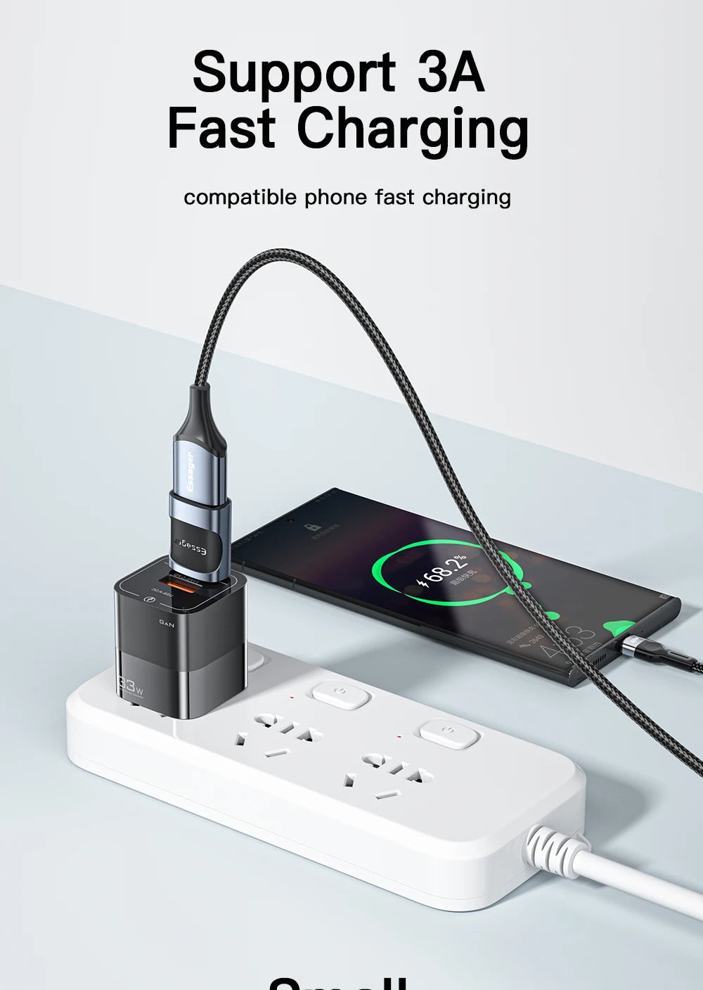 Essager USB C To USB 3.0 OTG Adapter Type C Female Converter USB-C Male To Micro Adapter For Xiaomi 12 POCO Oneplus ipad Macbook