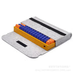 Portable 60/ 87/104 Keys Keyboard Bag Keyboard Pack Felt Bag Mechanical Keyboard Carrying Case Storage Bag Peripheral Bag