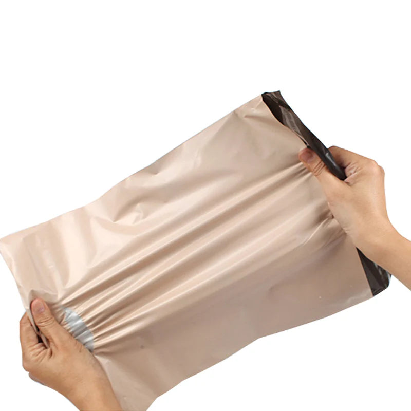 20pcs Red English Printing Express Shipping Gift Bag for Store Waterproof Clothing Parcel Packaging Bags Envelope Courier Pouch