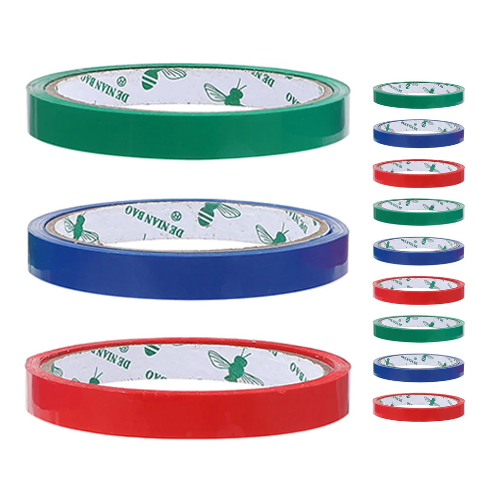 15 Rolls  Bag Sealing Tapes Bag Sealing Tying Packing Tape Supermarket Binding Machine Tape Packaging Tapes for Fruit Bag Tapes