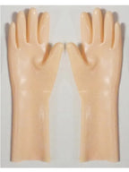 Latex Mittens Cosplay short Gloves Costumes Fetish Seamless sexy shiny Accessories