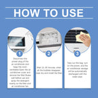 Air Conditioner Cleaner Spray Deeply Cleans Internal Dust Bacteria Removes Odors Washing Foaming Cleaner No Disassembly Washing