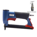 21 Gauge Pneumatic Upholstery Stapler 12.8mm Width Crown Air Stapler Gun for Furniture Woodworking and DIY Projects Nailing Gun