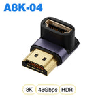 NNBILI HDMI2.1 48Gbps 8K@60Hz 4K@120Hz Ultra High-Speed Adapter Mini/Micro HDMI to HDMI Converter for PS5 X/S PC HDTV Projector