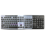 Keyboard Cover for Logitech K200 K260 K270 K275 K295 MK200 MK260 MK270 MK275 MK295 Silicone Protector Skin Case Film Clear Black