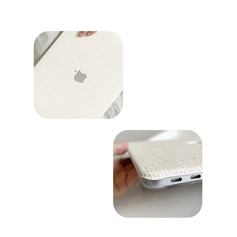 2026 Laptop Case for Macbook Neo Air M4 13 M2 Pro 13 14 A3434 Protective Hard Shell for M3 15 Mac Retina A2681 Woven Pattern
