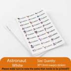 Custom Kawaii Name Tag Sticker Waterproof Stickers Decals Personalized Label for Children School Stationery Bottle