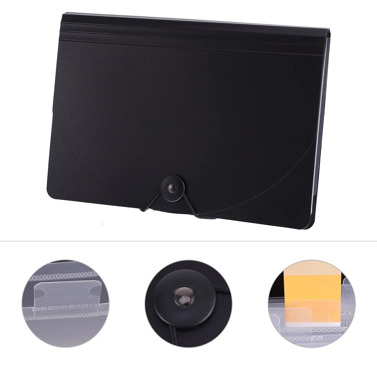 Plastic 13 Layer Accordion Folder Expandable Pockets A5 File ganizer Document Storage Solution For School Travel File Folders
