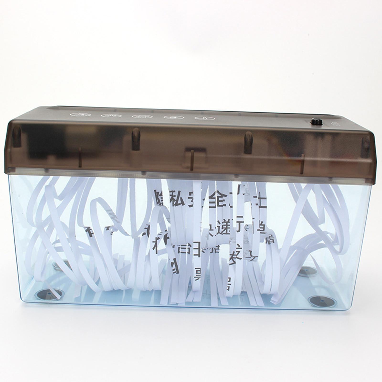 USB Paper Shredder A4 Paper Cutter Electric Mini Shredder Paper Cutting Machine for Office Home School Desktop Stationery
