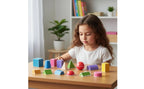 24 Pieces Geometry Teaching Model Kit Transparent Geometric Shapes with Storage Box Geometry Manipulatives Clear for Teachers