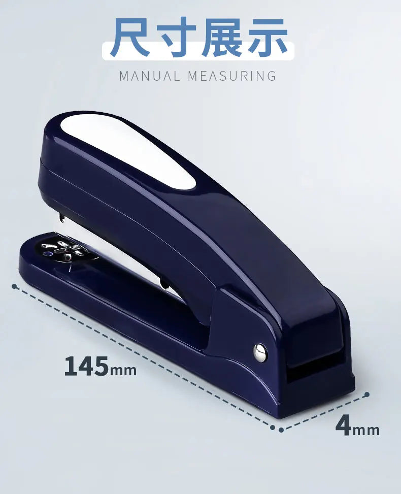 360 Rotation Heavy Duty Stapler Use 24/6 Staples Effortless Long Stapler School Paper Stapler Office Bookbinding Supplies