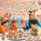 Birthday Decoration Capybara Birthday Invitation Card Cup Tablecloth Plate Napkin Poster Baby Shower Birthday Girl Party Favors