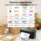 Marklife X4 Thermal Label Printer Portable Printer for 4x6 Mailing Packages Printing Bluetooth & Automatic Label Recognition