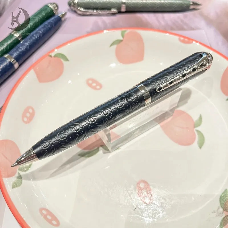 Luxury Back to School Gift Metal Twist Action Heavy Ballpoint Pen for Jewelry Watch