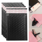 10/50pcs Black Pink Bubble Envelopes Bag Waterproof Foam Adhesive Self Seal Packing Bags Mailers Shipping Storage Organizer Bags