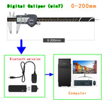 Built-in Bluetooth Digital Caliper for Wireless Transmission Electronic Caliper for Measuring Outer Diameter Inner Diameter 150m