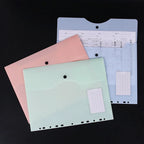 3-Ring Binder  A4 Binder Document Folder Secure Loose Leaf Pocket For School File Management Document Storage