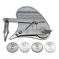 Metal Drafting Wheel Pen Tool Set for Technical Drawing, Lines, and Plan Restoration Studio Tasks