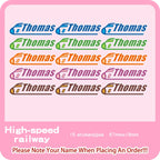 Custom Clothes Ironing Name Sticker Personalized Washable Stickers  Heat Transfer Labels on Fabric Clothing Babysuit Tags