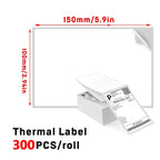 4x6 Inch Thermal Shipping Label Paper 100/200/300/500PCS Adhesive Paper For Express Waybill DHL UPS Express Barcode All-Purpose