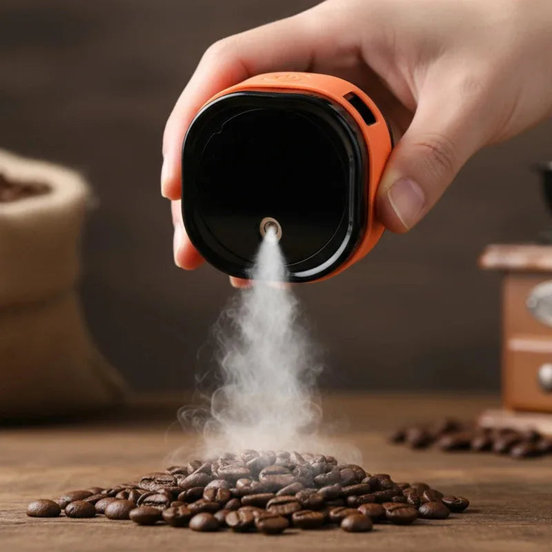 Coffee Bean Atomizer Rechargeable Electric Sprayer Magnetic Base Anti-Static Automatic Spray Bottle Espresso Machine