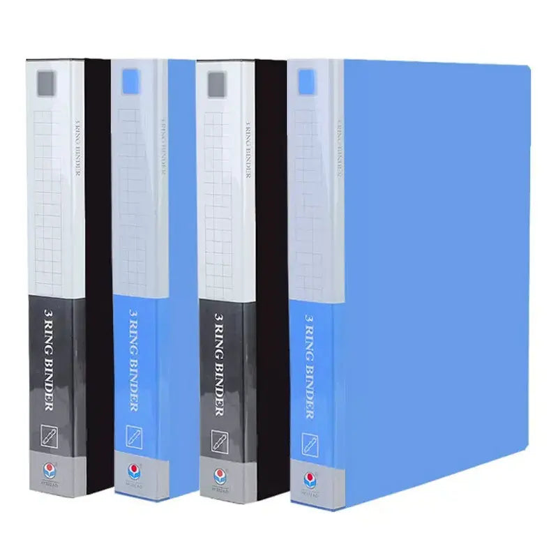 Office Supplies 4-ring Binder A4 Paper Organizer 2-hole Document Folder A4 3-Ring Binder Folder For Documents