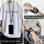 Phone Lanyard Adjustable 1 Cm Diameter Outdoor Universal Case Crossbody Shoulder Card Neck Cord Clip Hang Anti-lost Wrist Strap