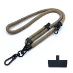 Phone Lanyard Adjustable 1 Cm Diameter Outdoor Universal Case Crossbody Shoulder Card Neck Cord Clip Hang Anti-lost Wrist Strap