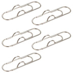 Anti Lost Paper Clip Metal Pen Holder Clips Portable Bookmarks Photo Memo Ticket Fixed Paperclips Office School Stationery