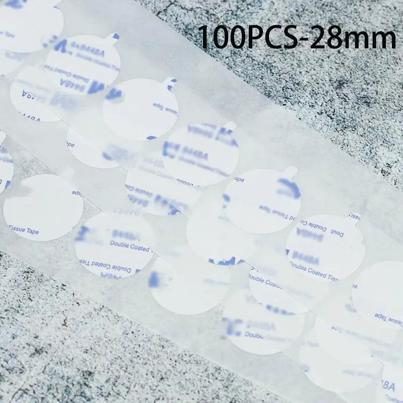 100/10PCS Seal Wax Stamp Stickers Self Adhesive Double Sided Round Circle Discs For Wax Sealing Stamp Candle Wick Making