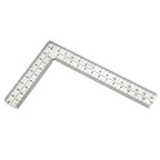 T Tulead Mini L Shaped Ruler Measuring Tool Carpenter Square Stainless Steel Woodworking Square Ruler