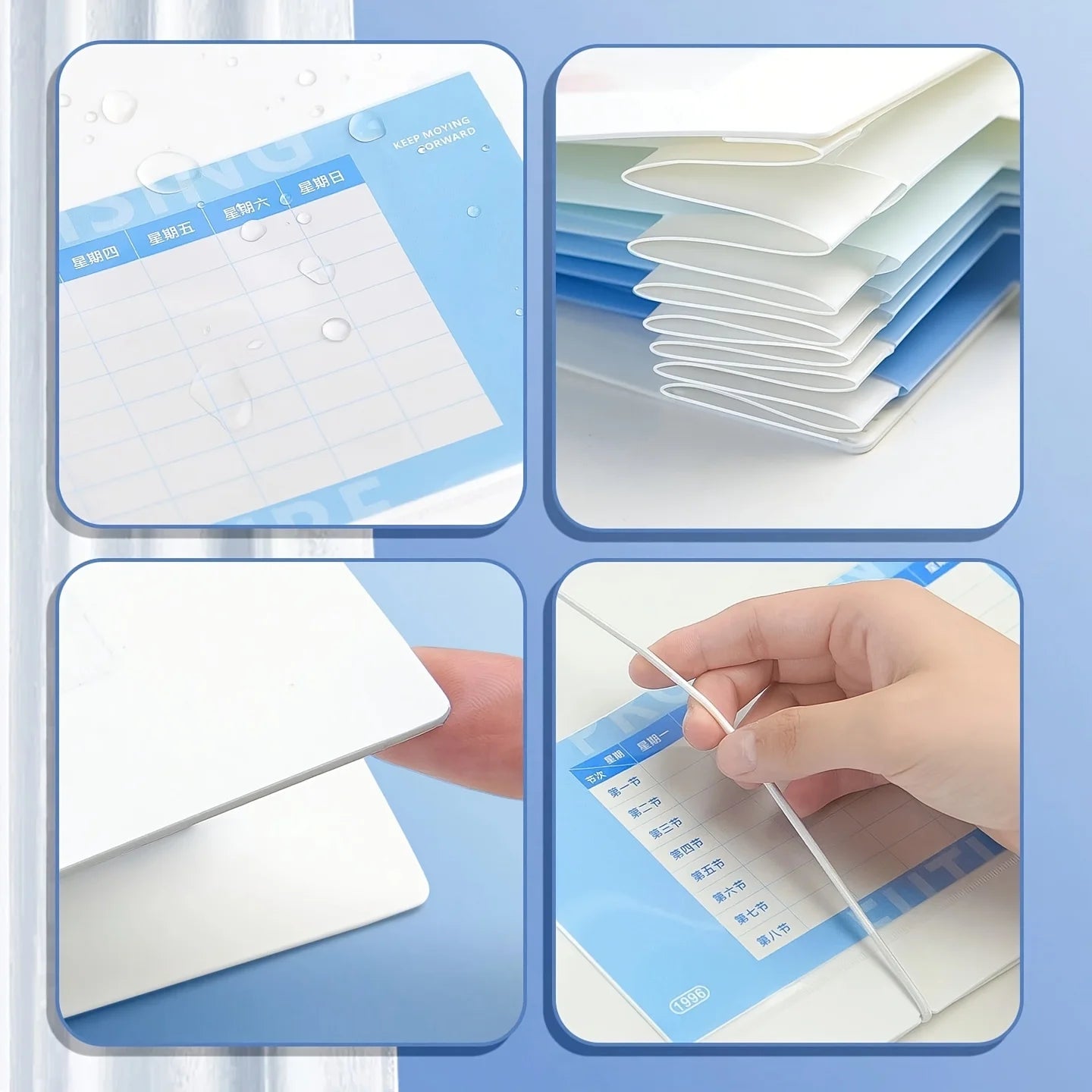 1pc A Hanging File Folder, A Foldable File Bag, An Expandable Ombre File Pouch, Ideal for Both School and Office Settings