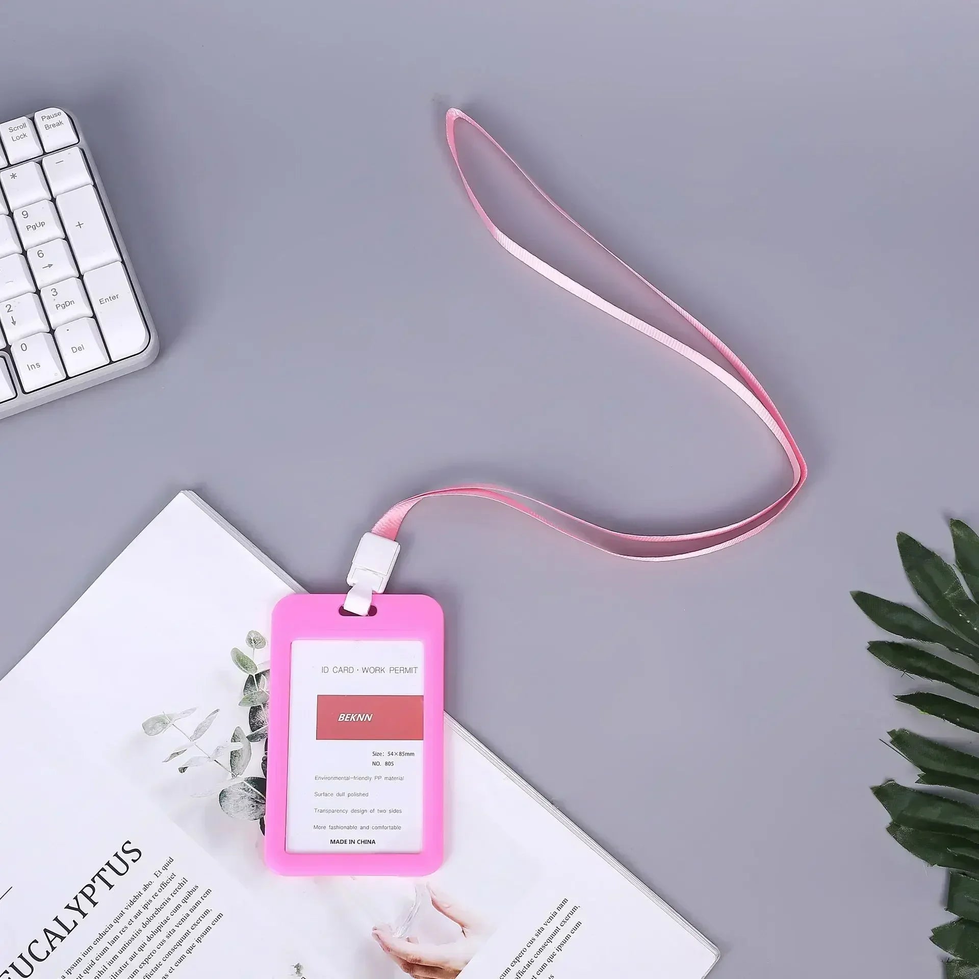 Lanyard Card Covers Women Men Work Permit Holder Credit Card Holder Neck Strap Students Kids Bus Cards Case ID Card Holder
