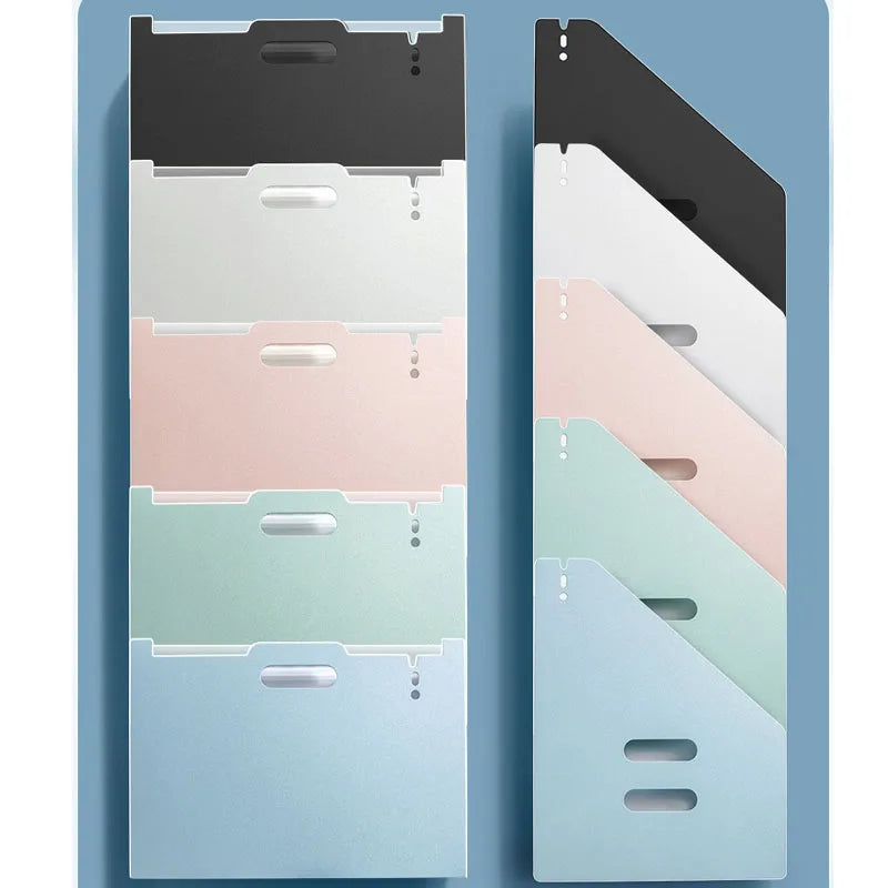 A4 Accordion File Bag with Handle Multi-layer Expandable Document Folder Large Capacity Desk Standable Organizer